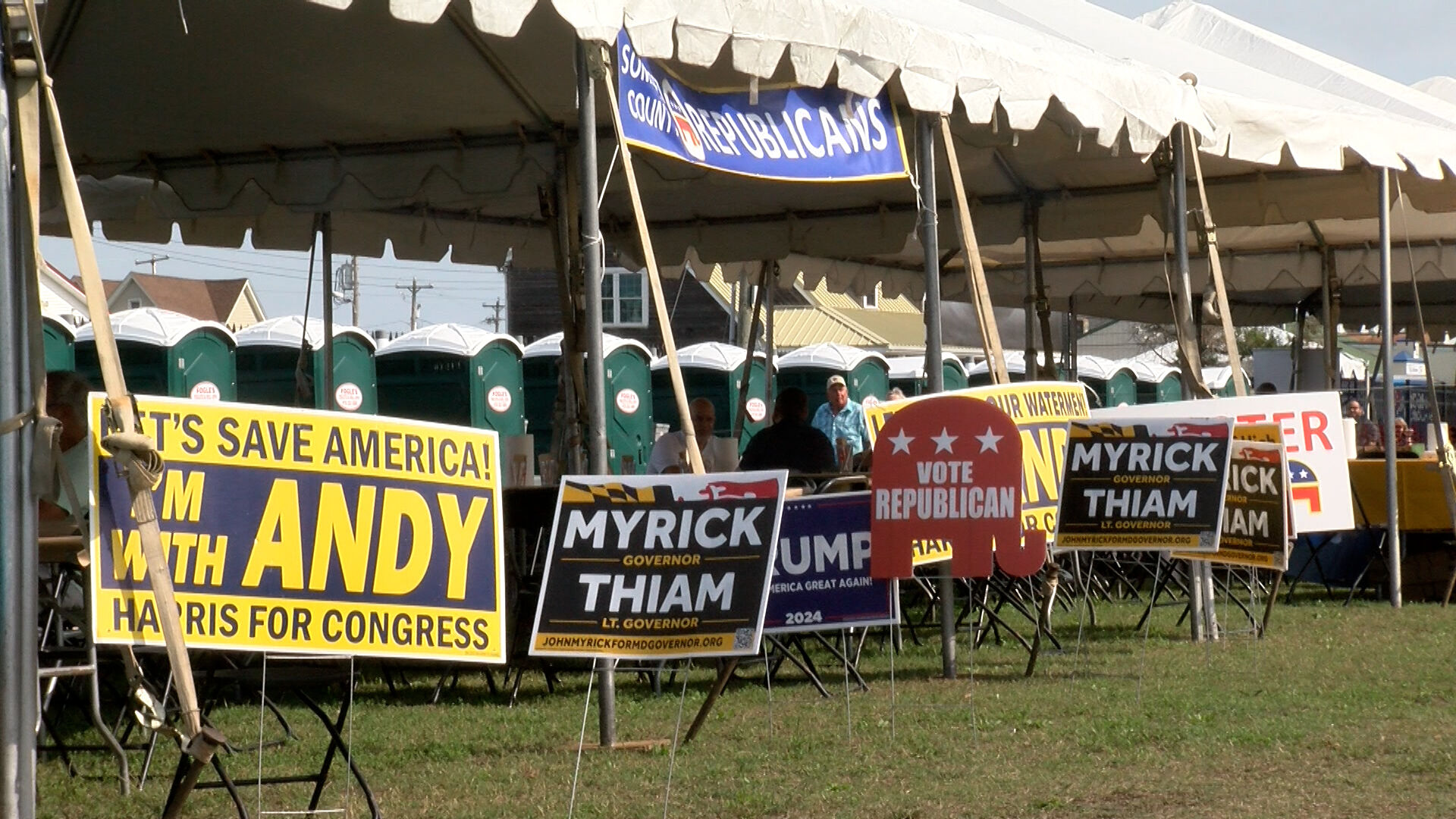 Politics takes center stage at 48th J. Millard Tawes Crab and Clam Bake in Crisfield
